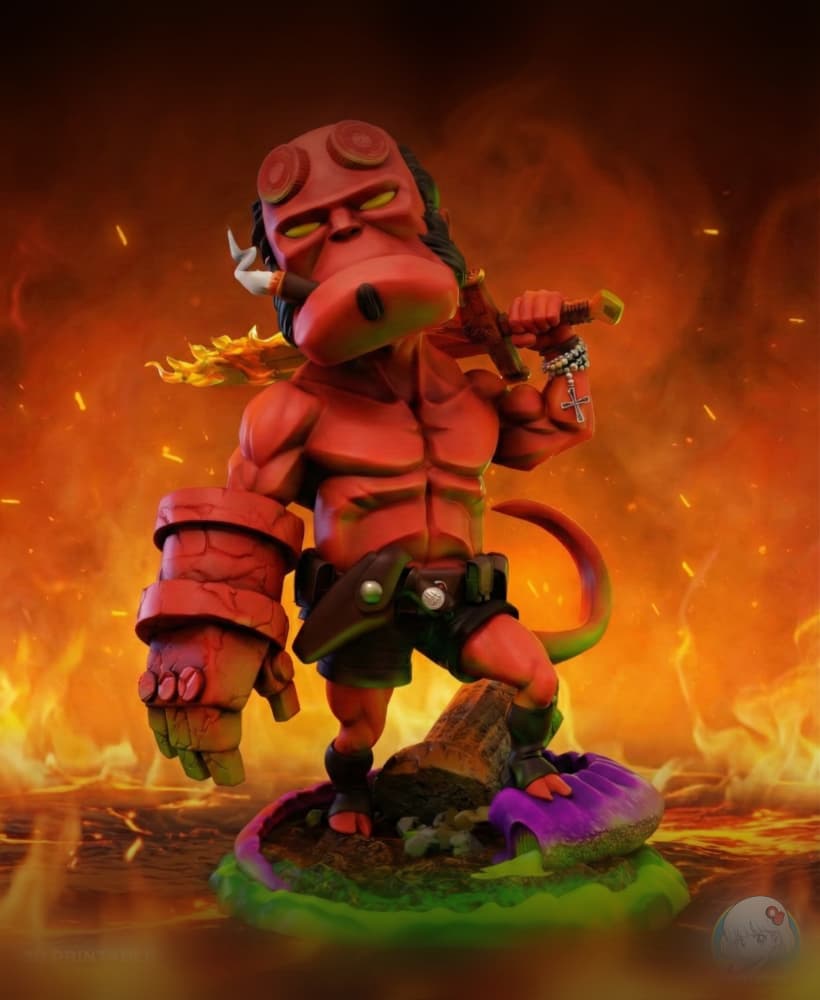 Itadori Jujutsu Kaisen Chibi - Premium Collectible 3d model