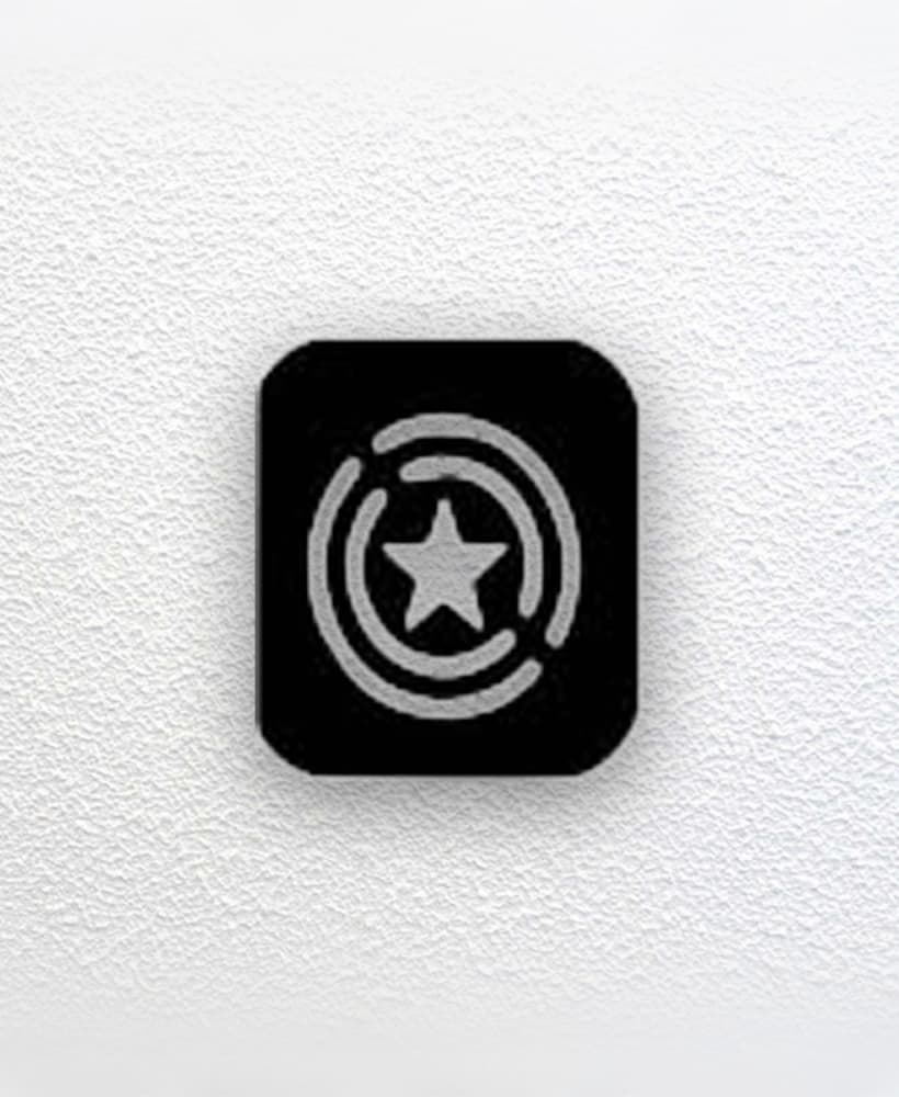 Captain America Wall Art 3d model