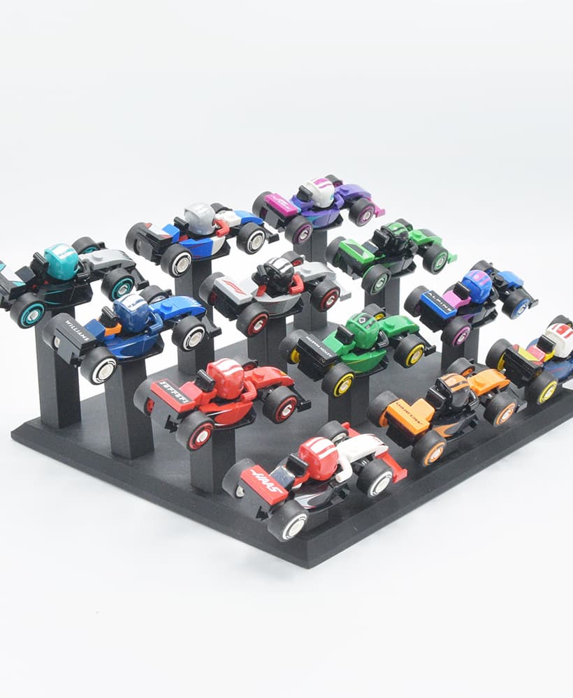 Display Stand for LEGO F1 Minifigures ā Stand for 12 F1 Minifigure Cars | Display - Stand - Holder 3d model