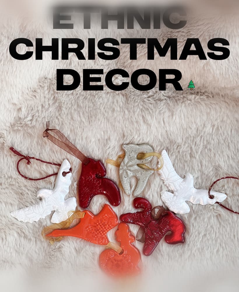Ethnic Christmas decor 3d model