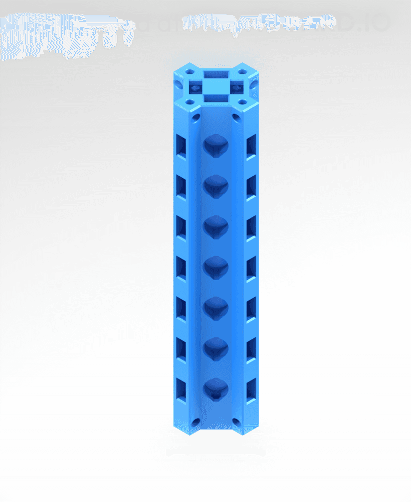 4 MU - Small Thread - X Multiboard Beam 3d model
