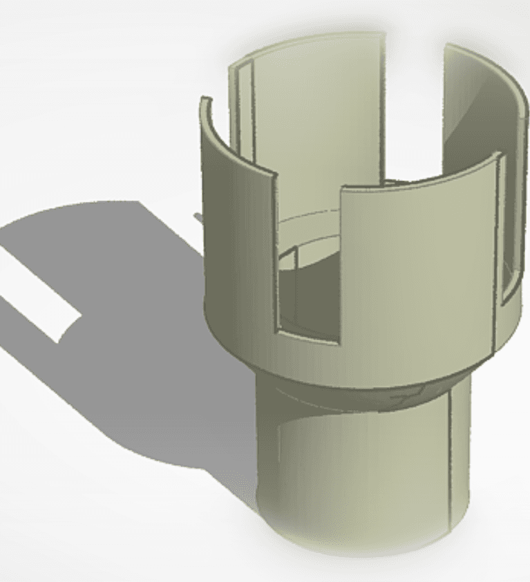 Universal Car Cup Holder Expander | Large Cup & Mug Adapter | 3D Printable STL 3d model
