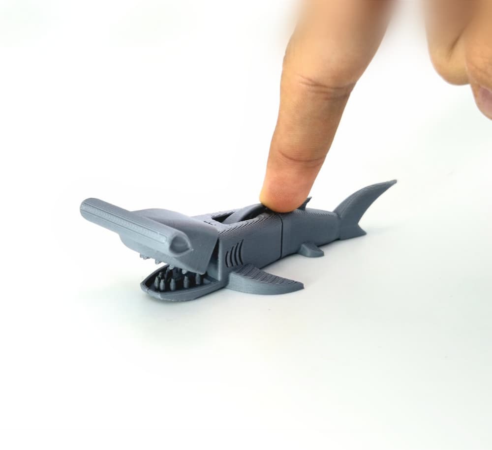Flexi Hammerhead Shark 3d model
