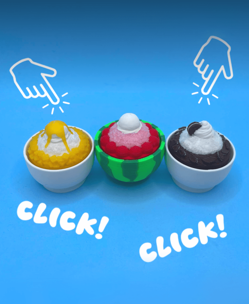 Bingsu Clickers! 3d model