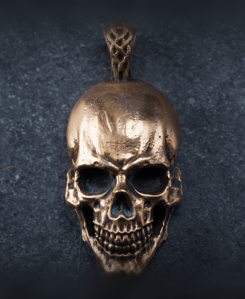 Skull Pendant - Jewellery - Print on Demand 3d model