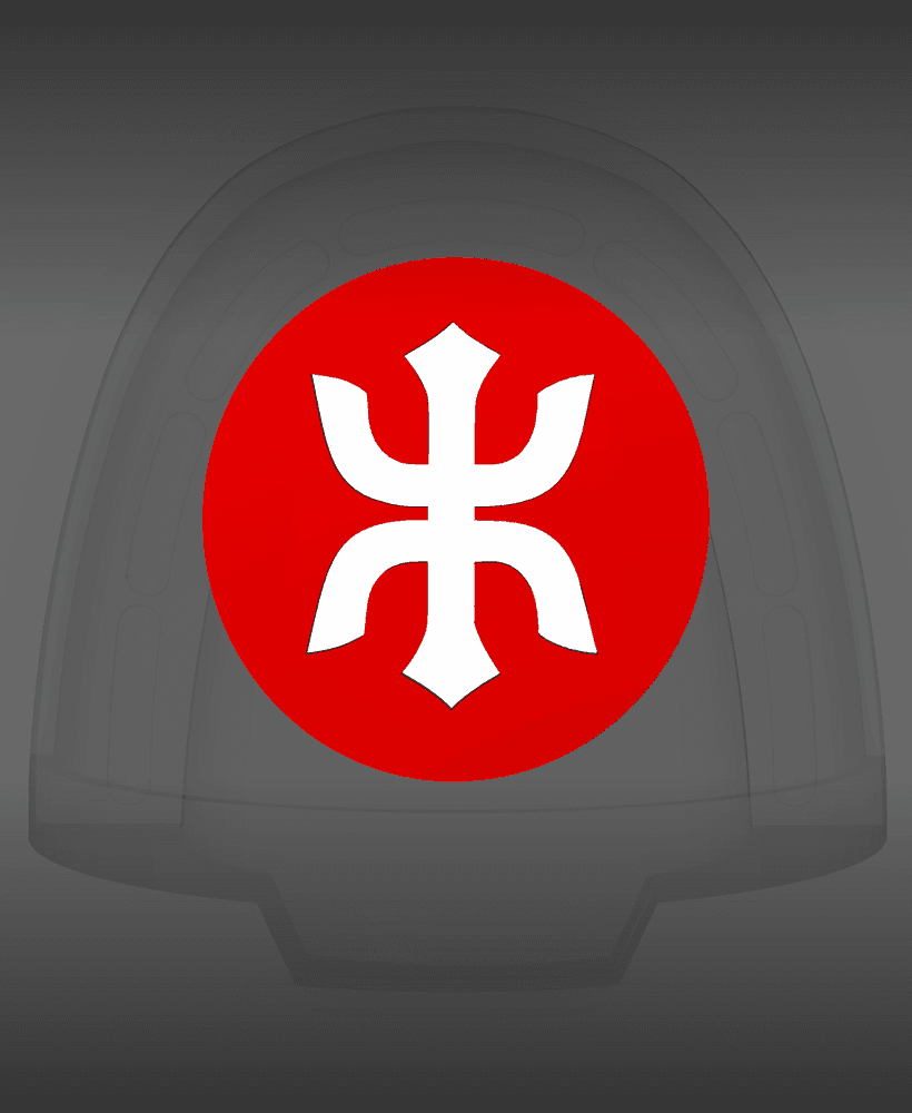Red Ronin Chapter V10B Shoulder Circle Symbols 3d model