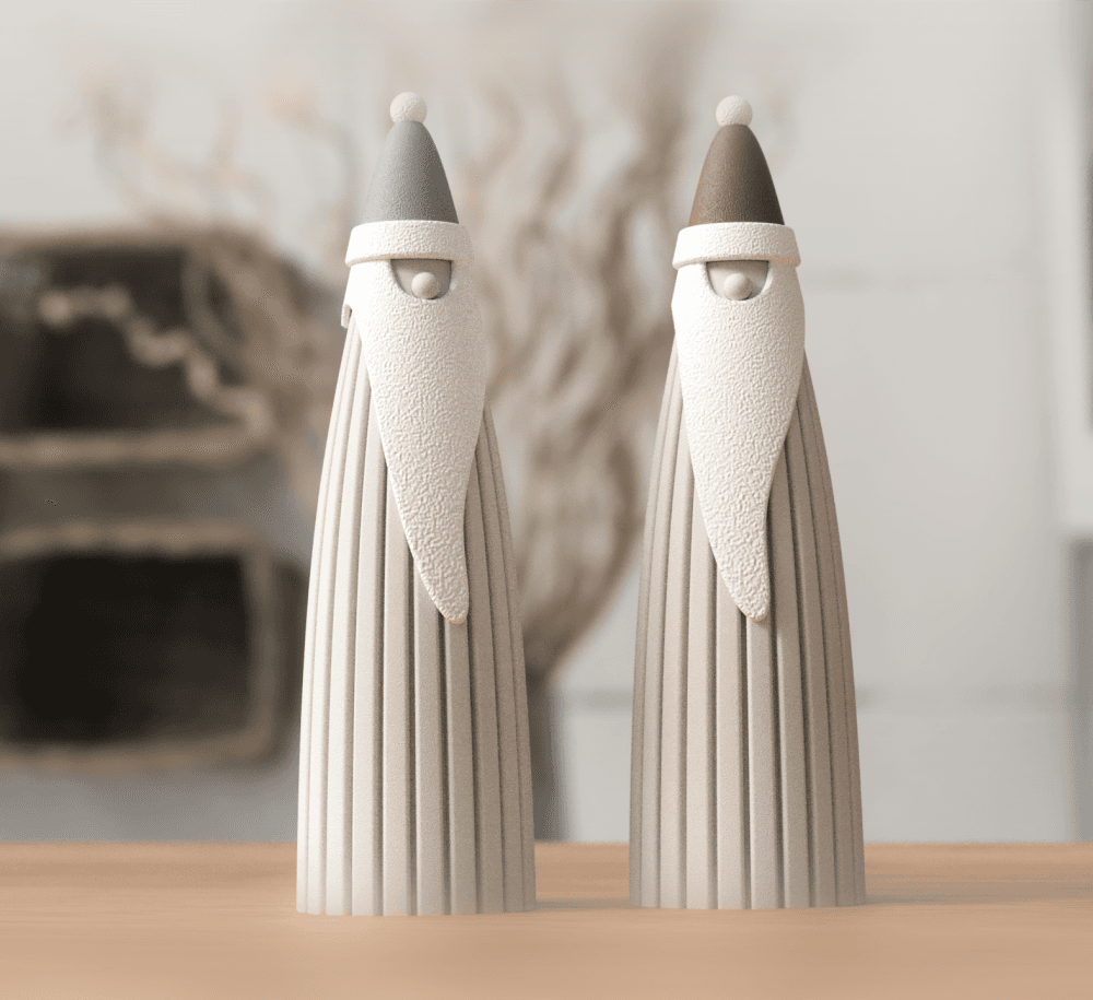 Christmas Santa decoration (tealight compatible) 3d model