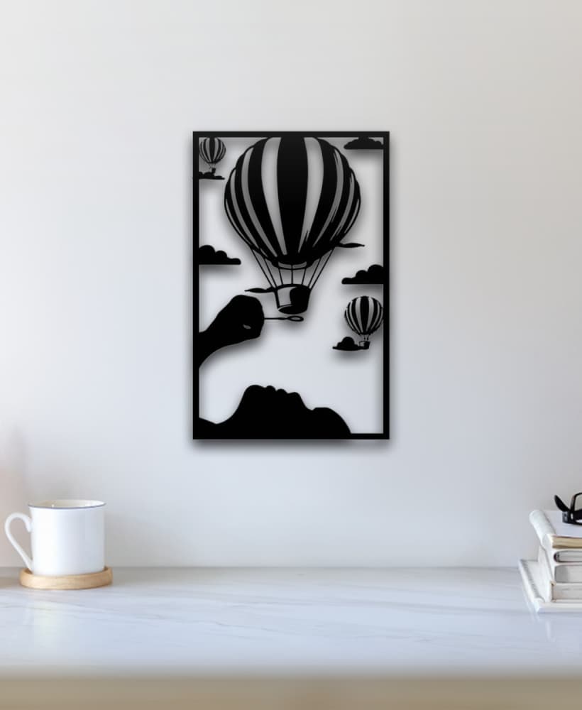 Balloon Wall Art 3d model