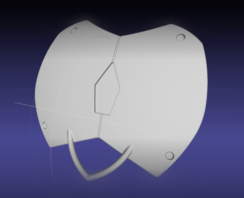 Goblin Slayer Back Armor 3d model