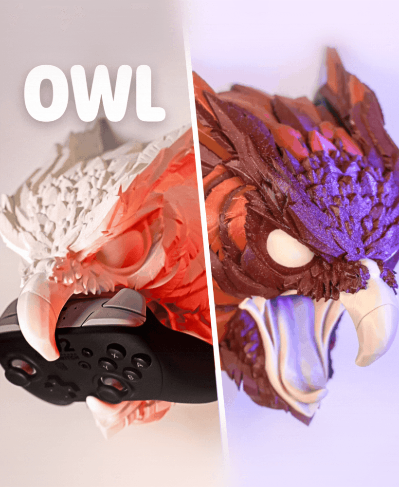 Owl Controller Stand - Creature Series #6 3d model