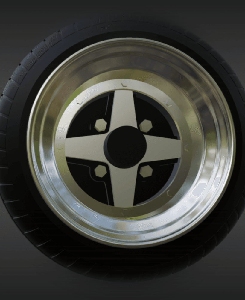 Work Equip 01 wheels 1/64 JDM 3d model