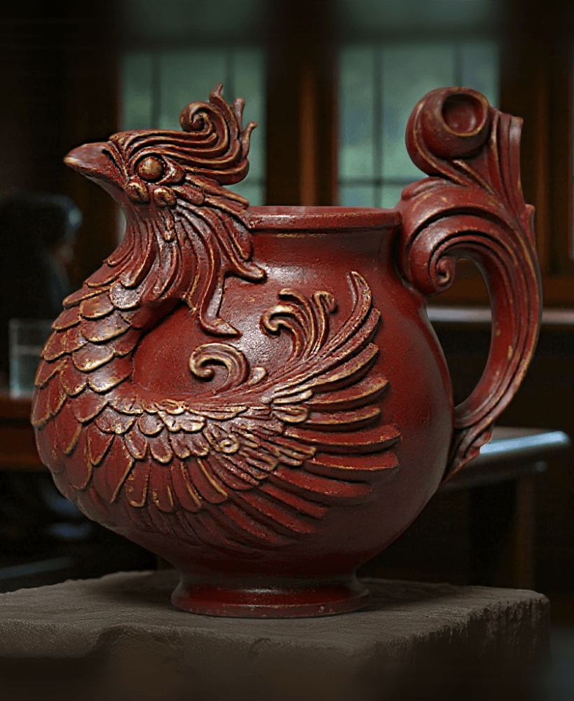 Phoenix Guardian Pot 3d model