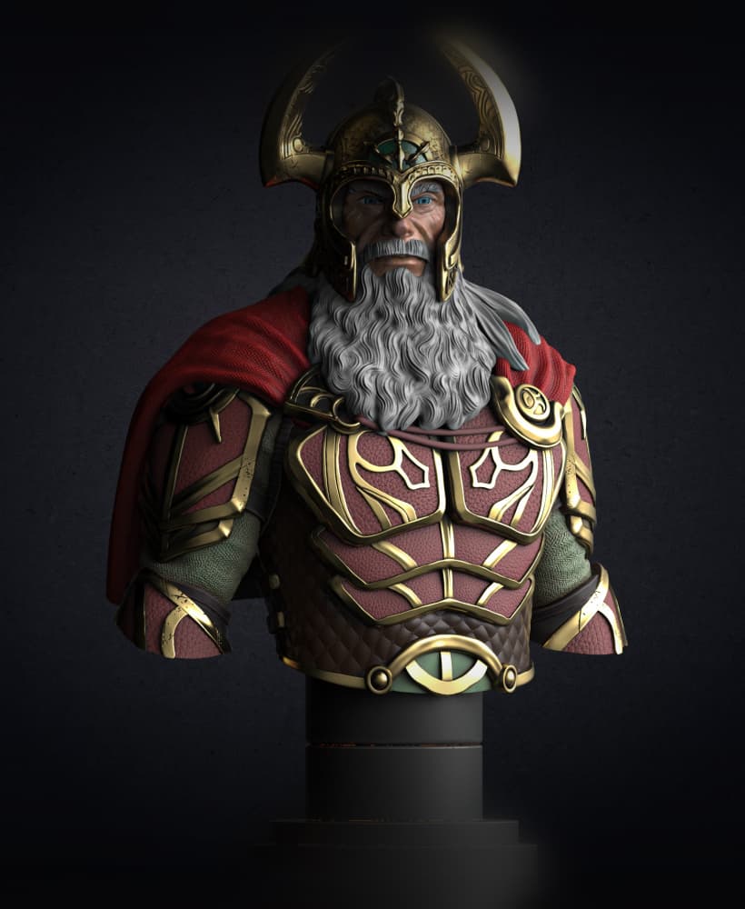 Helm Hammerhand (Pre-Supported) 3d model