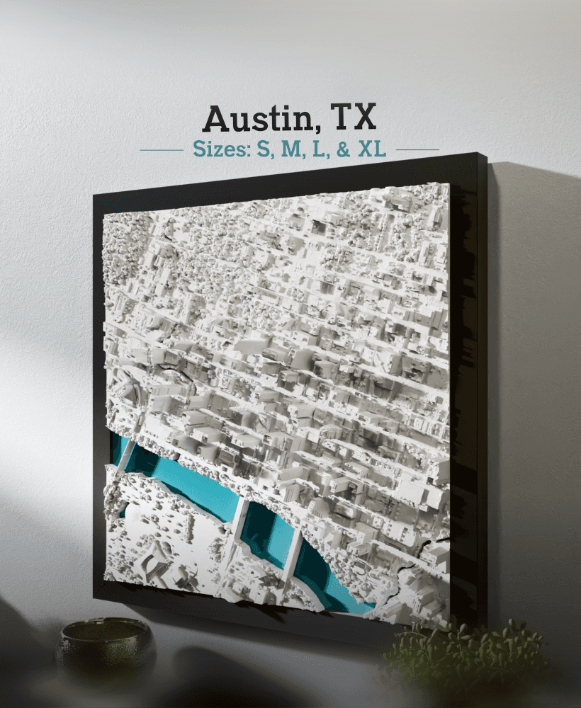 Austin, TX - S, M, L, & XL 3d model
