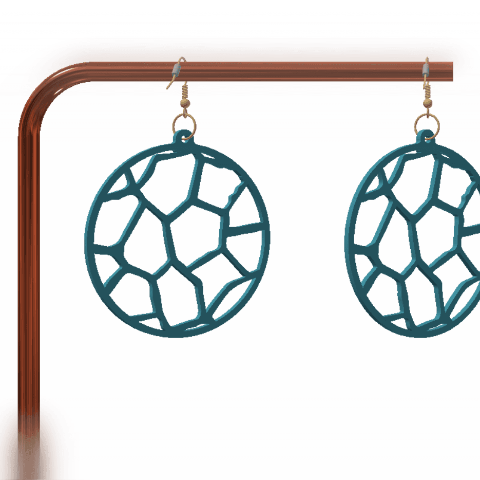 Cute keychain / earrings 3d model