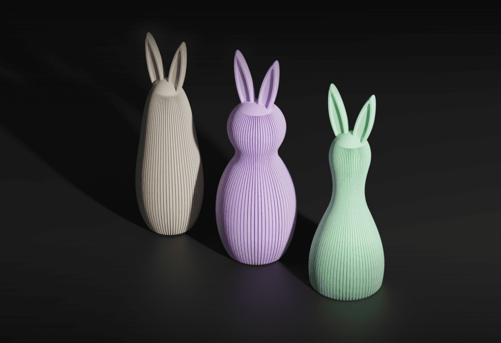 Hush Bunnies 3d model
