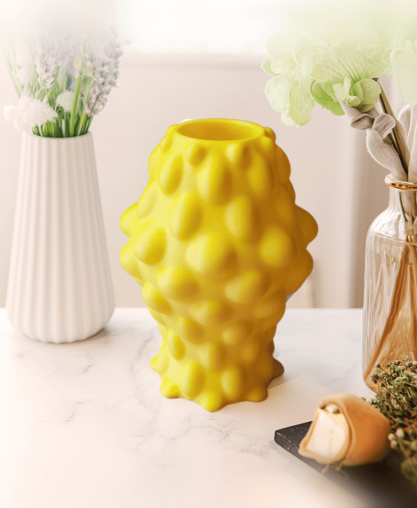 Bulbate Vase - Flower Vase 3d model