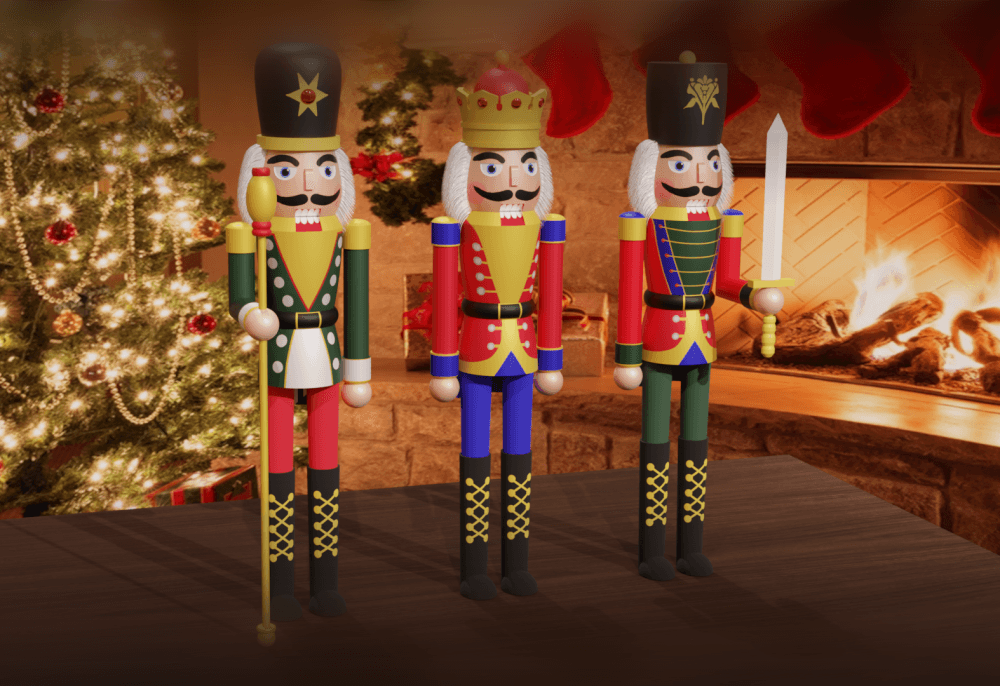 Nutcracker Modular 3D Model – Customizable Soldier for Printing & Painting 3d model