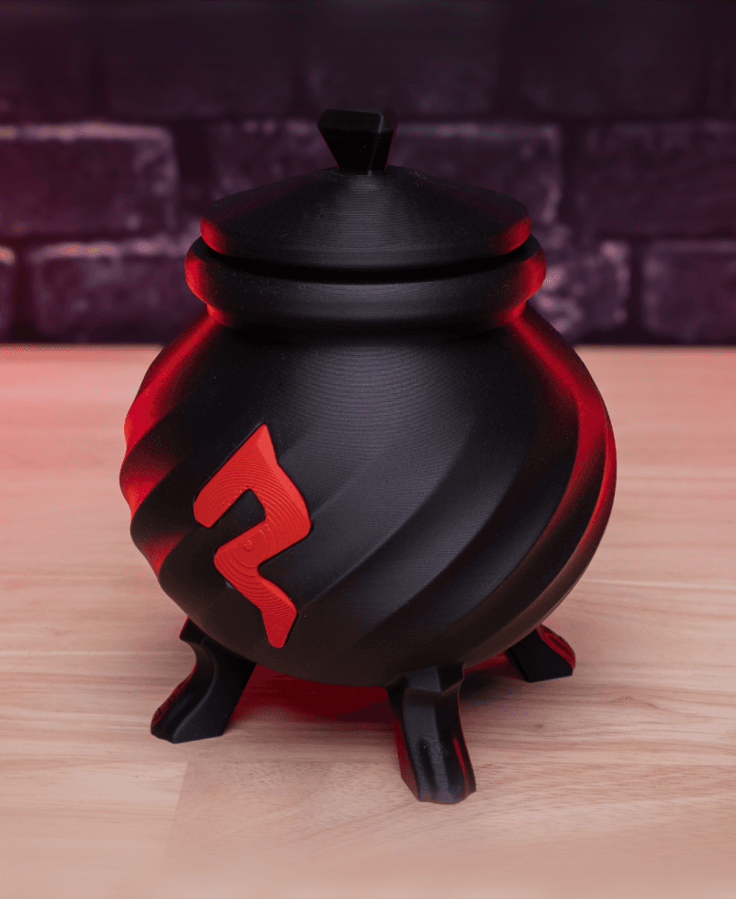 Blood Cauldron – Container Kit (No AMS, No Support, No Glue) 3d model