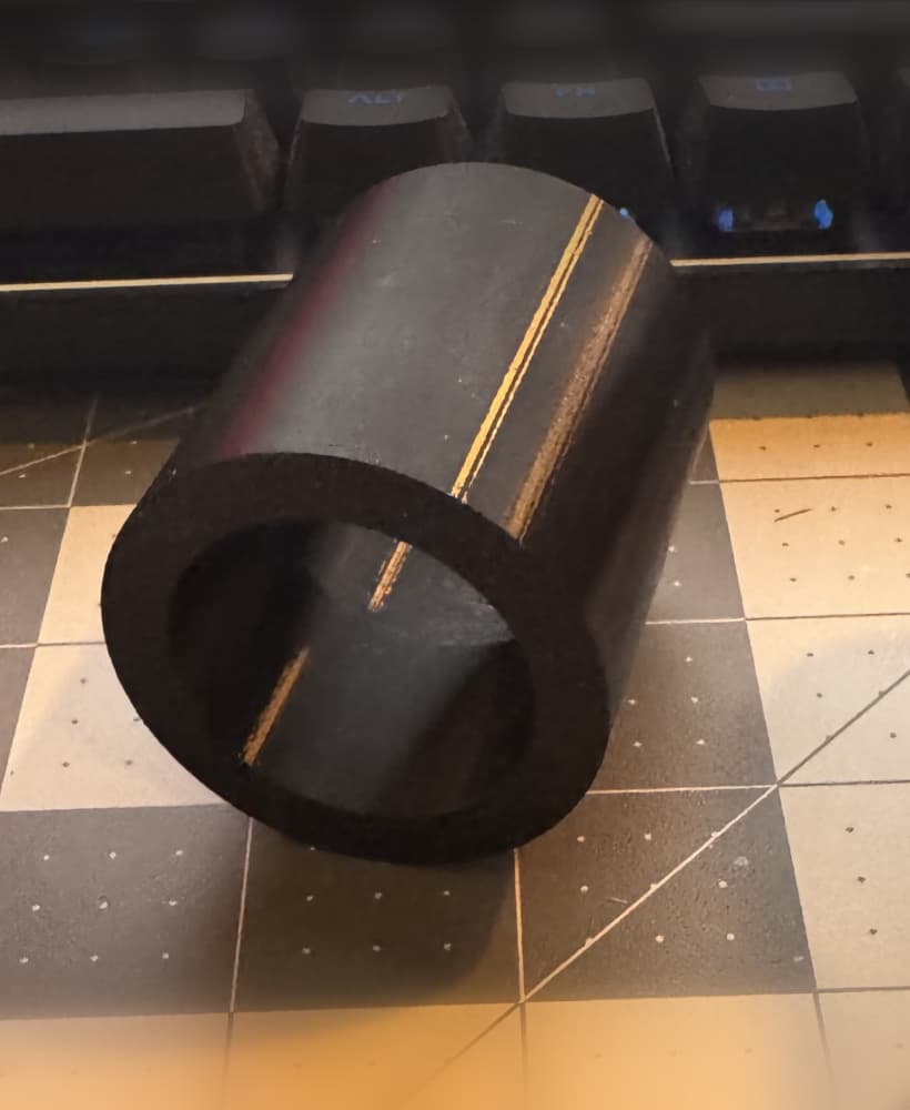 Milwaukee M18 Vacuum to tool dust collector adapter 3d model