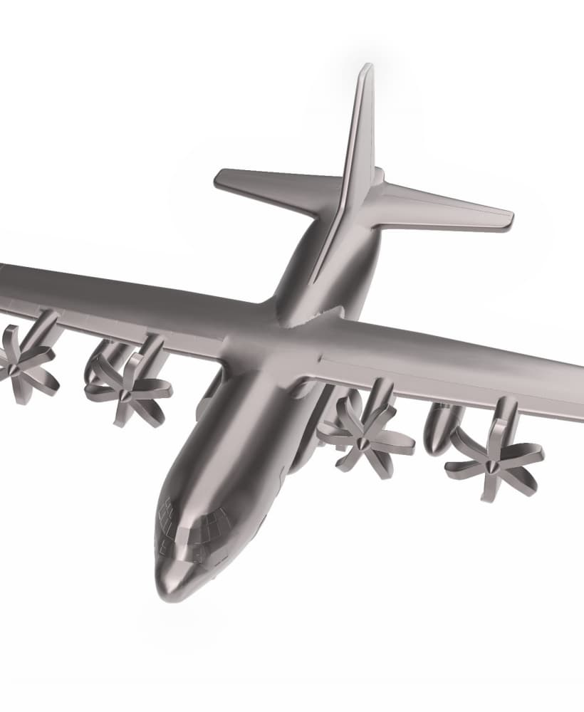 Lockheed C-130J Super Hercules 3d model