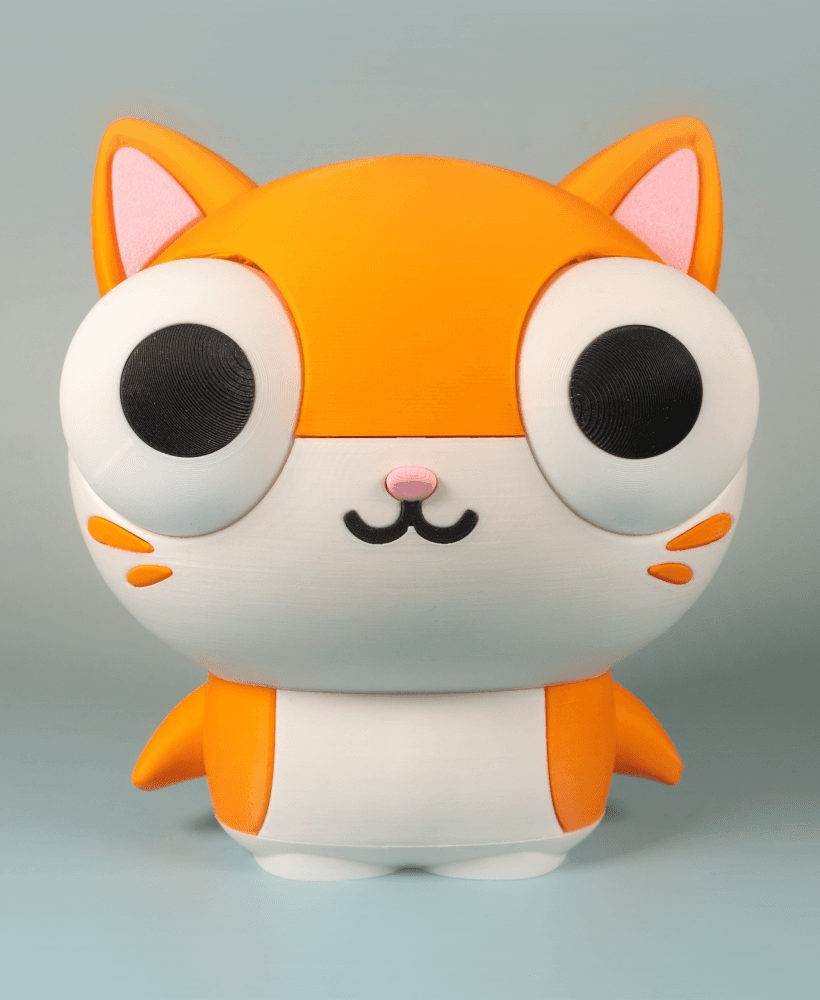 (Welcome Pack) (Large) Cat Mimi (NO AMS/NO Support/No Glue) 3d model
