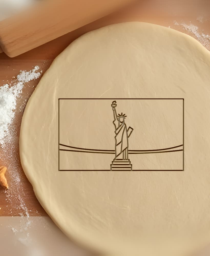 Statue Of Liberty Cookie Cutter, Biscuit Cutter 3d model