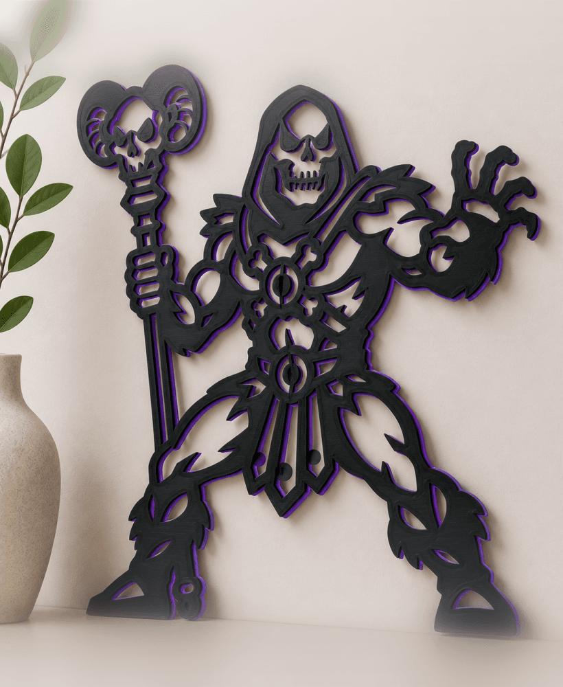 skeletor-universe-masters WALL ART HOME DECOR 3d model