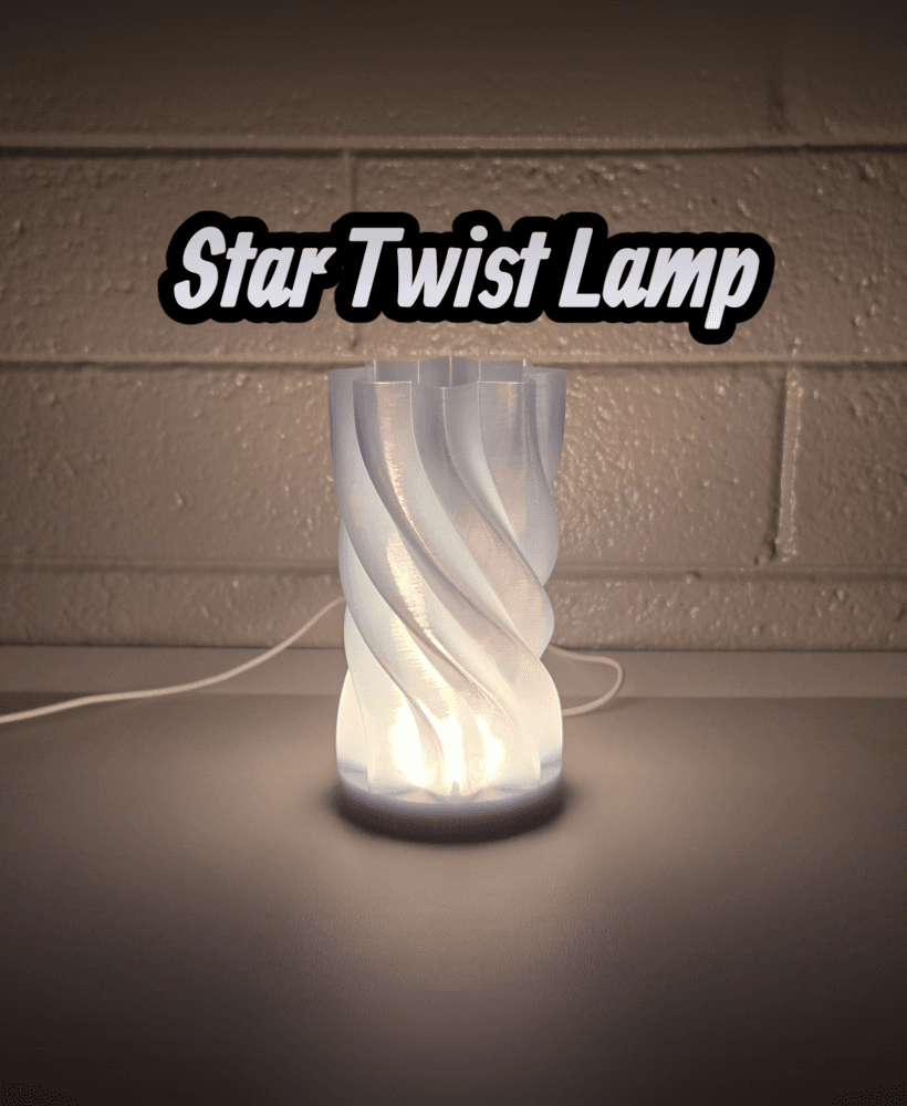 Star Twist Lamp 3d model
