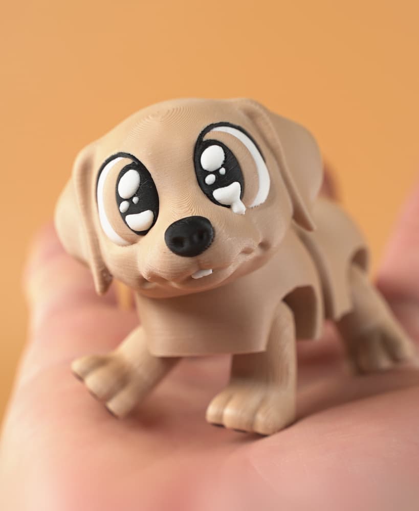 Flexi Articulated Lonely Little Labrador 3d model