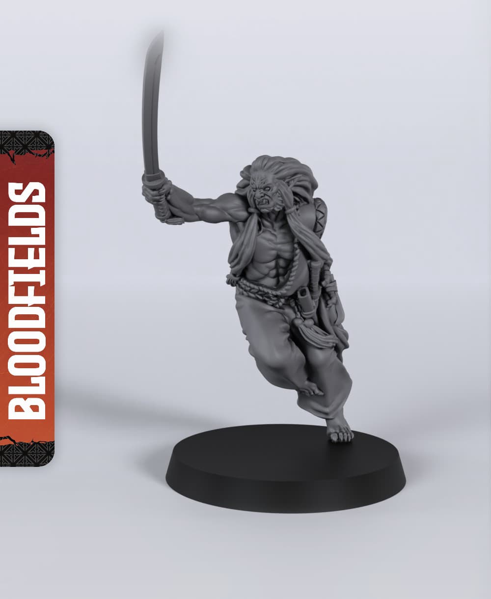Raion - With Free Dragon - 5e DnD Inspired for RPG and Wargamers 3d model