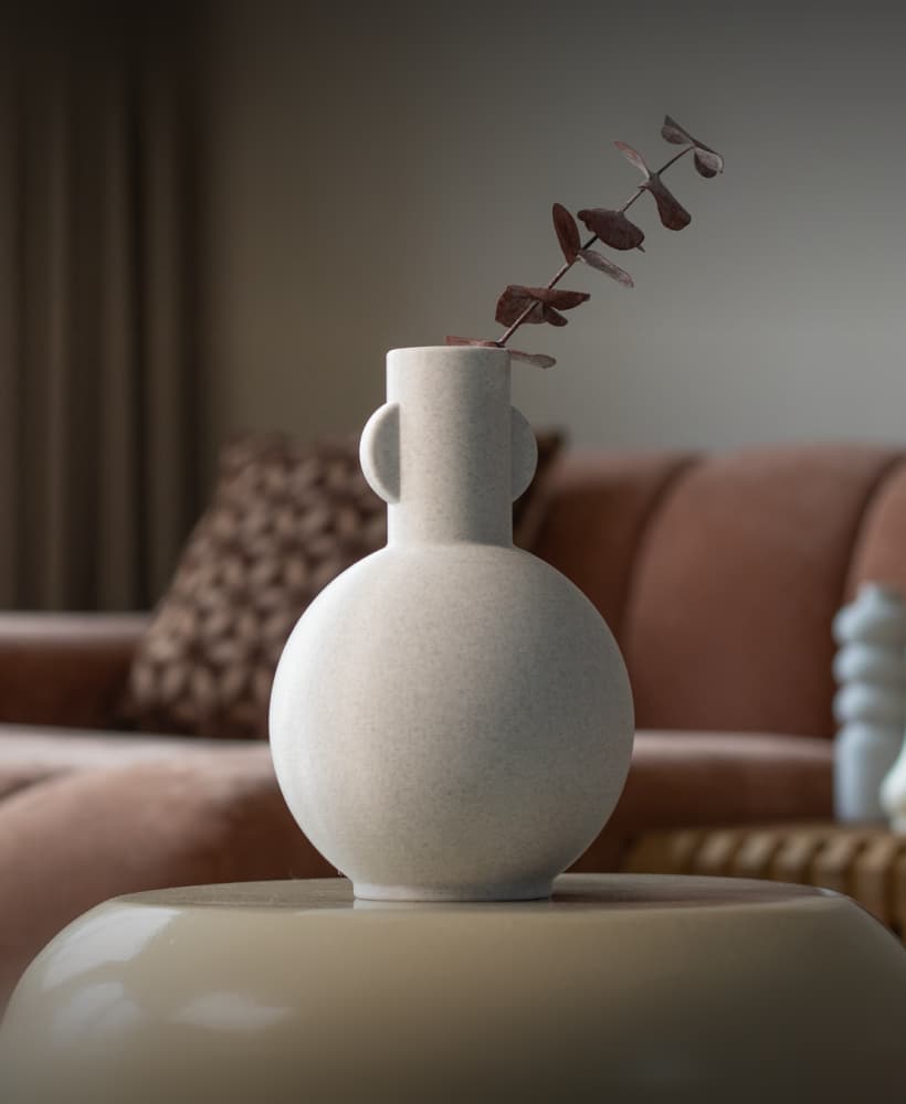 Vase ALINE - Playful Round Vase 3d model