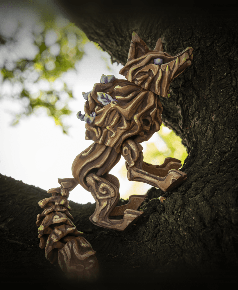 Articulated Elden Wood Wolf 3d model