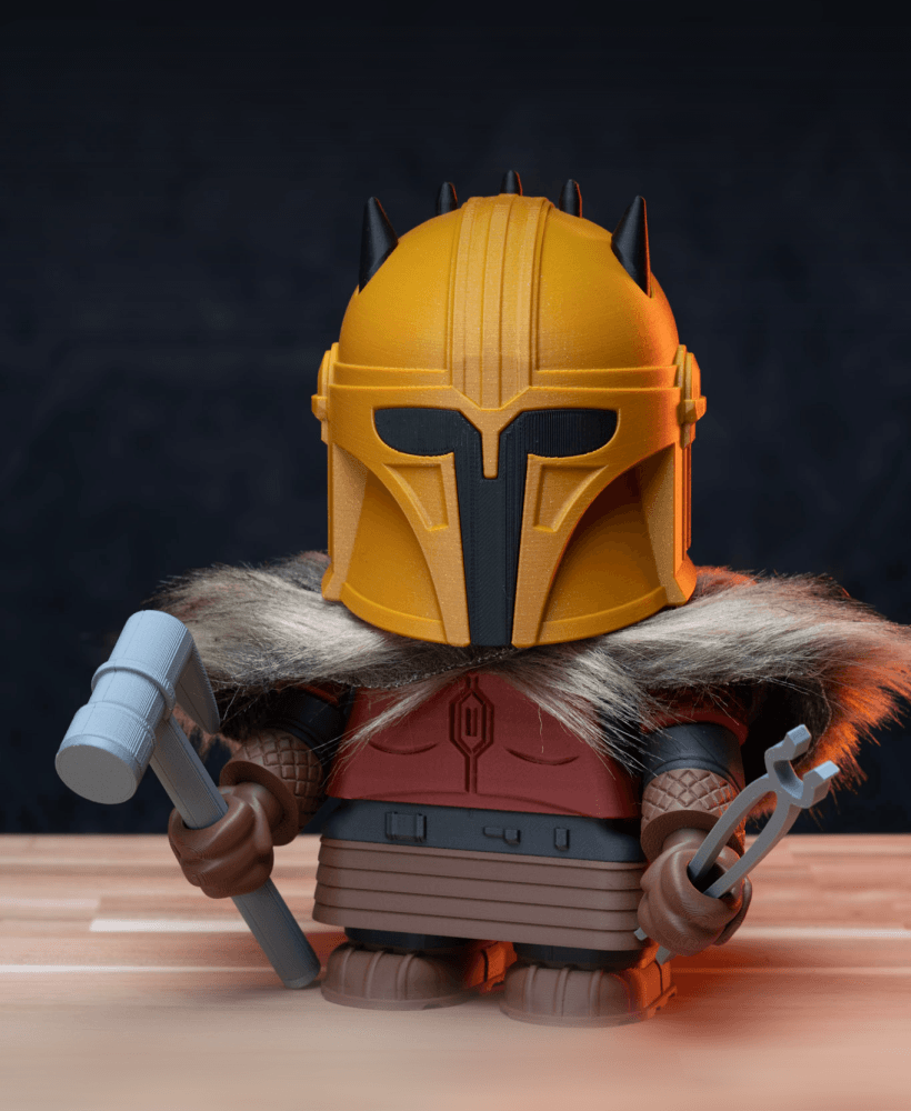 The Chunkorer - Star Wars Mandalorian Kit | No Supports, No AMS, No Glue 3d model