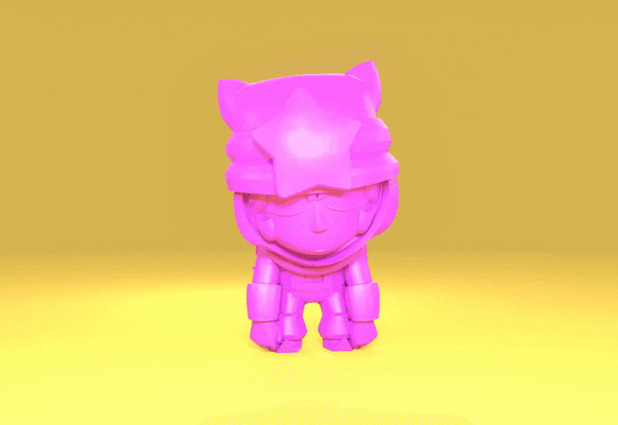 Sandy (Original) - Brawl Stars 3d model