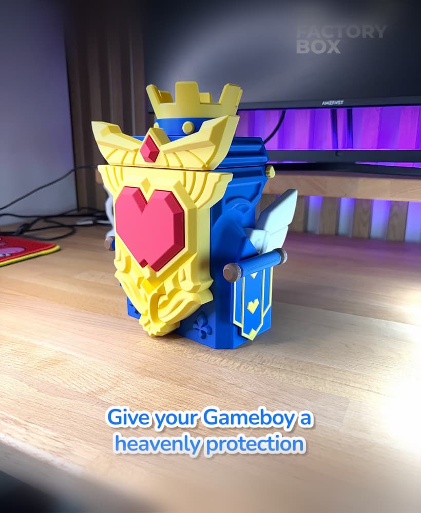 Gameboy Box - Inspired by Medieval Tower Games 3d model