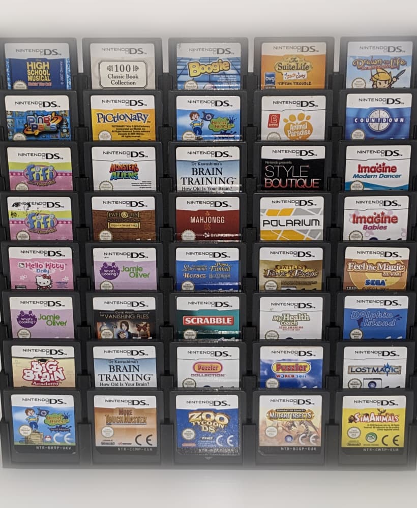 Nintendo DS Game Cartridge Display Tower 96 Models 3d model