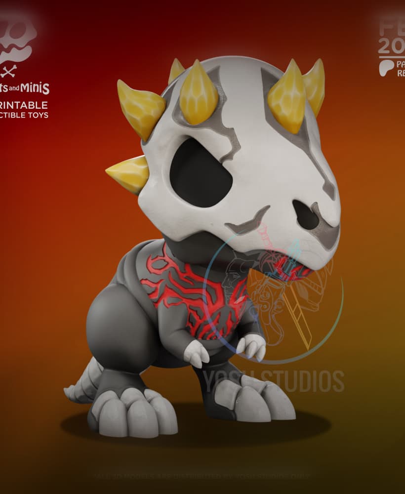 Boney Darth Maul 3D Printer STL file 3d model