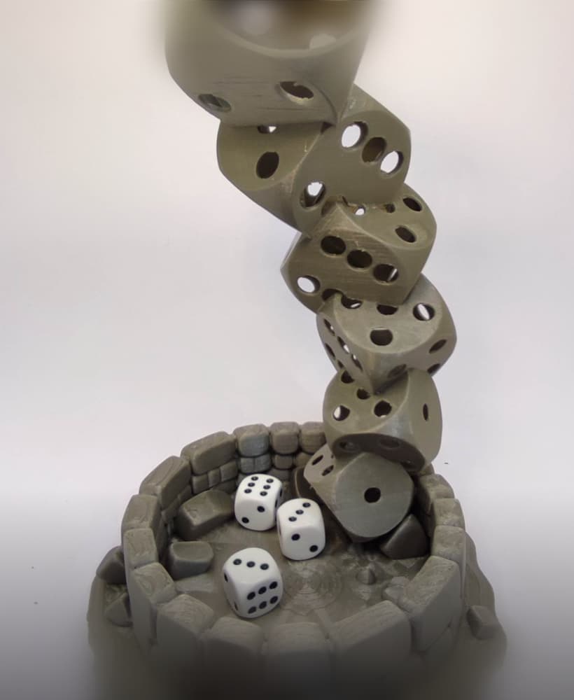 Crazy3D Dice Tower 3d model