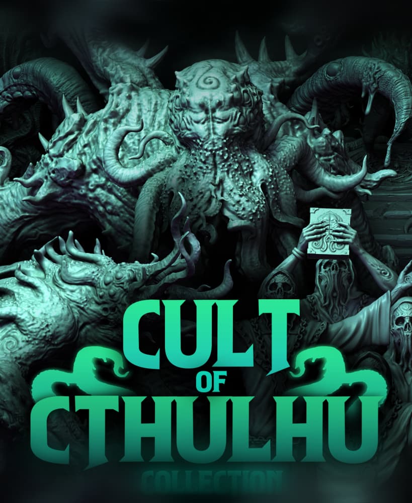 Cult of Cthulhu - Miniatures + Terrain Collection 3d model