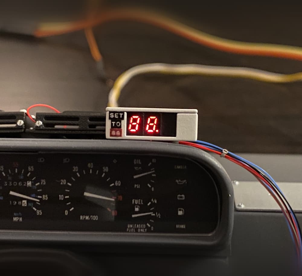 1:8 BTTF DeLorean Speedometer 3d model