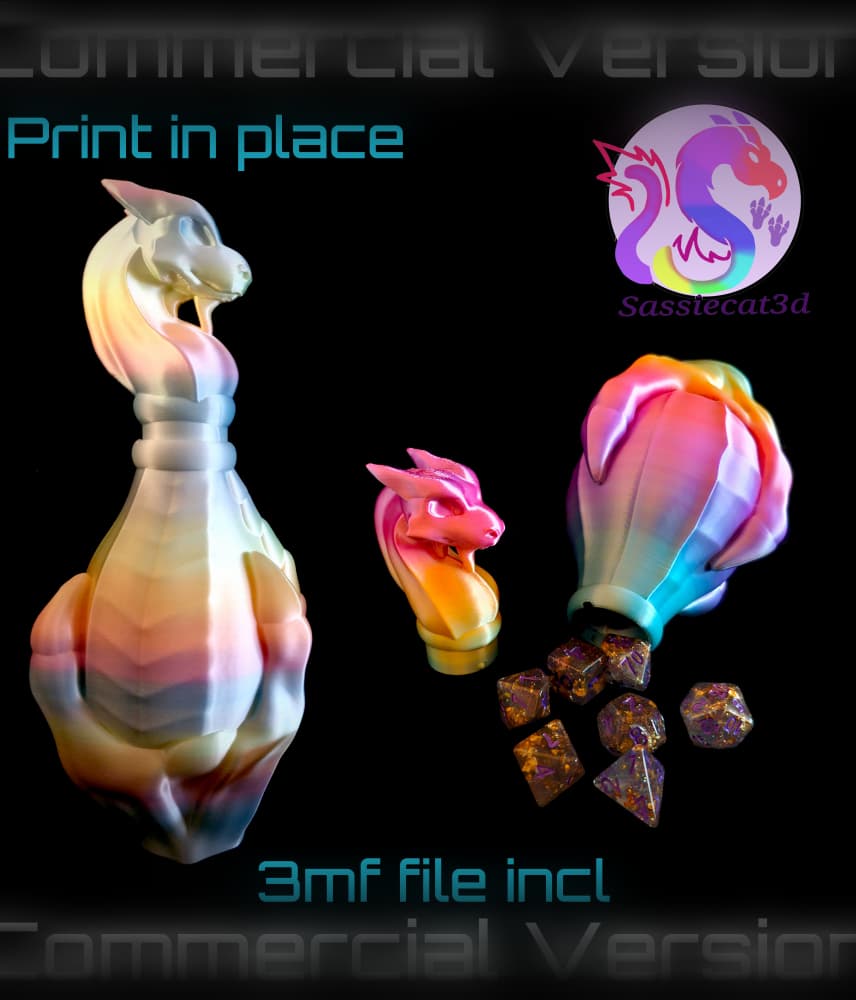 Dragon Flask *Commercial Version* 3d model