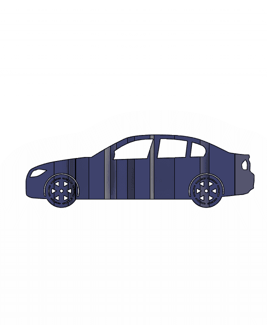 335 XI 2009 3D Car Flip Art Desk Display 3d model