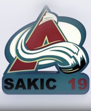 Colorado Avalanche Sign – LED Strip Compatible 3d model