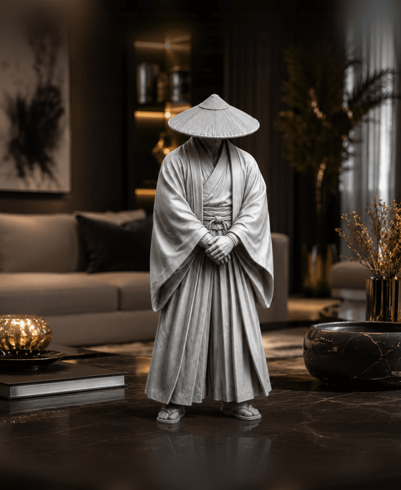 Ronin Samurai Statue STL | Japanese Warrior Figure | Collectible Sculpture for 3D Printing 3d model