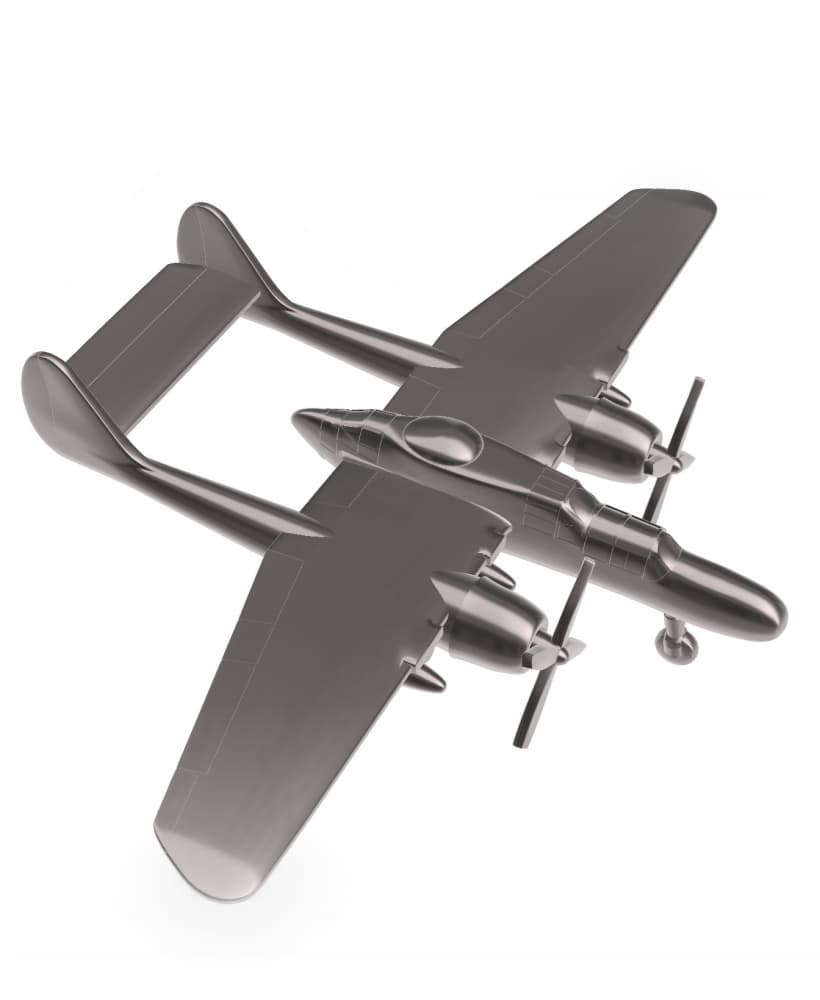 Northrop P-61 Black Widow 3d model