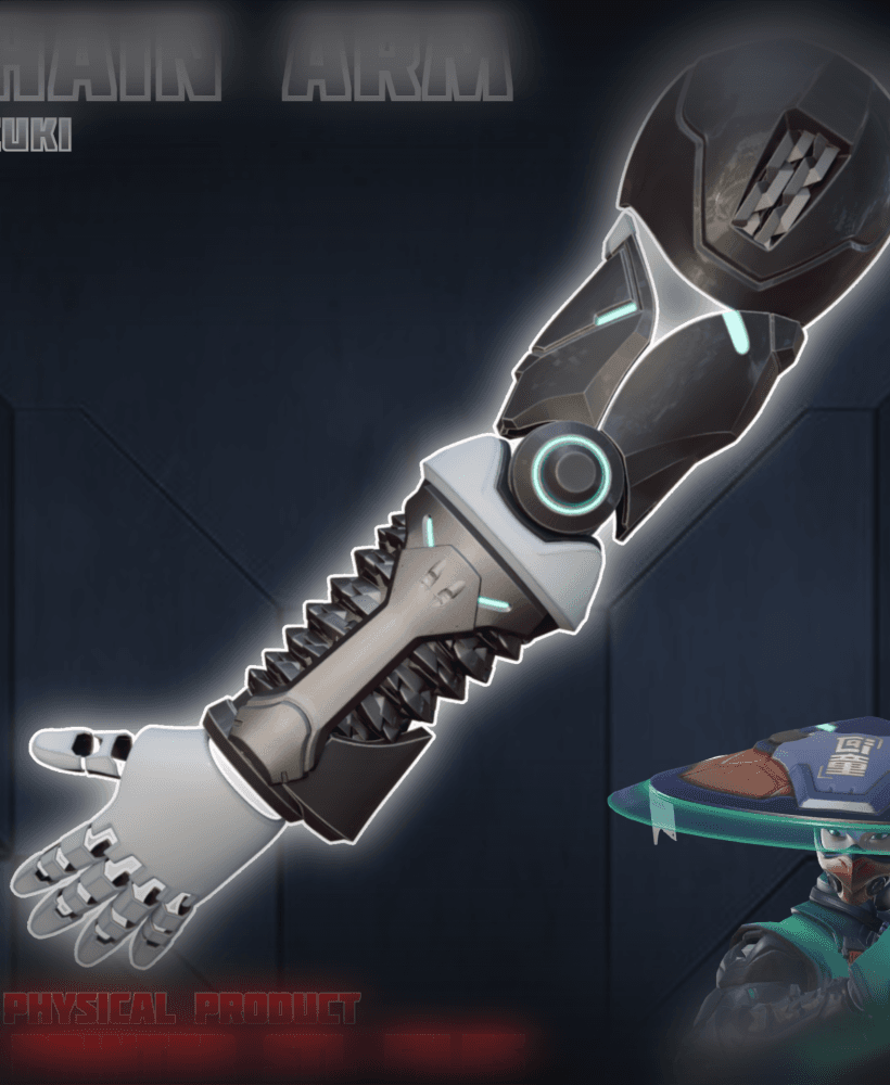 Mizuki Cosplay Prosthetic Arm from Overwatch 2 3d model