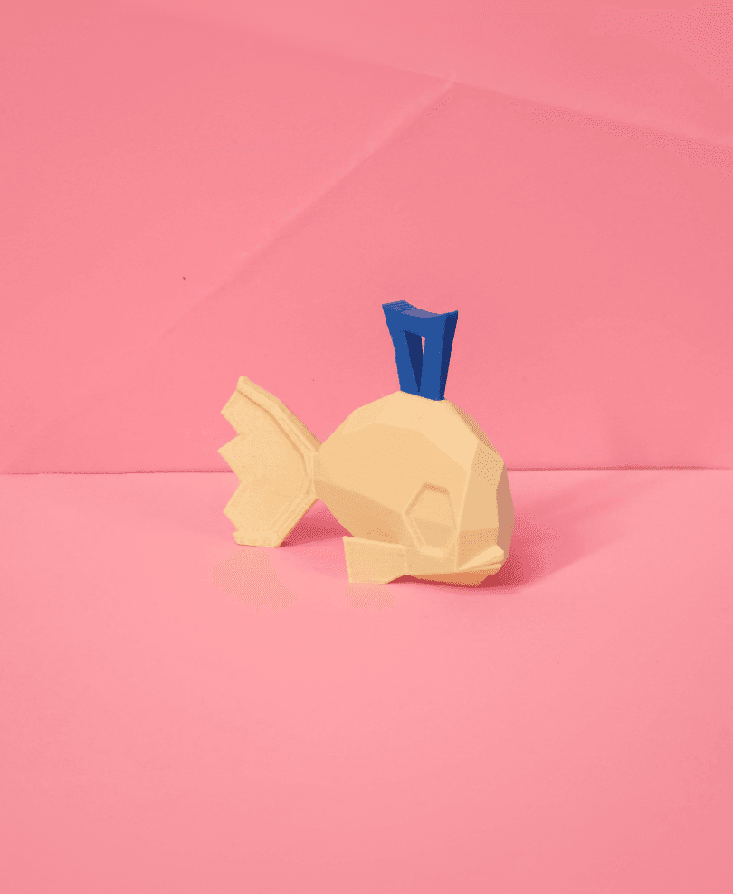 Feebas Low Poly Pokemon 3d model