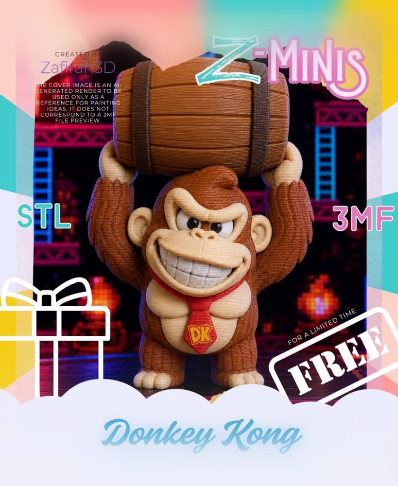 Z-MINI DONKEY KONG 3d model