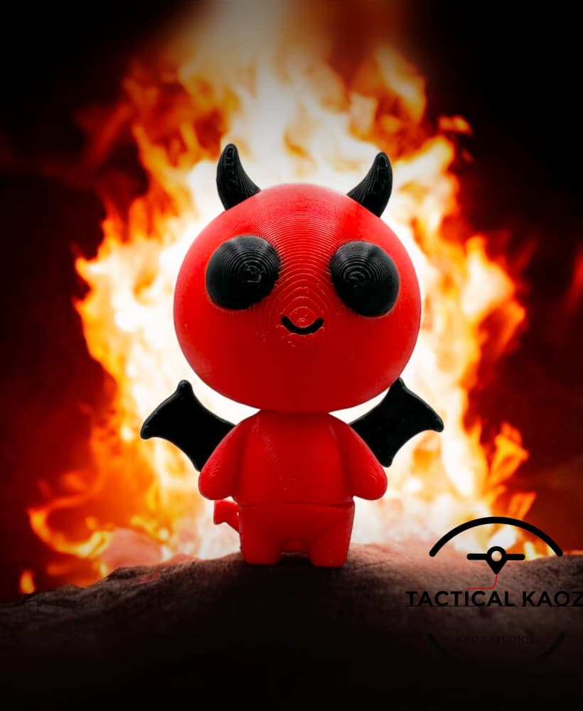 Little Devil Articulating Flexy - Wiggle and Stand 3d model